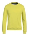 Husky Man Sweatshirt Acid Green Size 40 Cotton