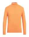 Husky Man Turtleneck Orange Size L Viscose, Wool, Polyamide, Cashmere