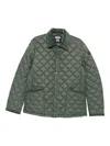 Husky Quilted Jacket In Green