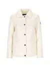 Husky Quilted Jacket In White
