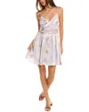 Hutch Ada Mini Dress In Purple