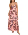 HUTCH ALDEN MAXI WRAP DRESS