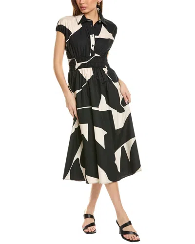 Hutch Alora Midi Dress In Black