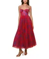 Hutch Amara Floral Tulle Gown In Purple Gardenia
