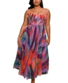 Hutch Amara Gown In Rainbow Waves