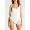 Hutch Amaris One-piece Overlay Swimsuit In White