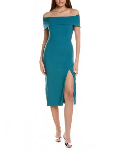 Hutch Amoni Dress In Teal In Blue