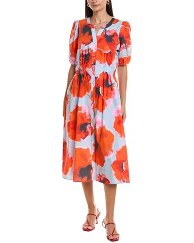 Hutch Anett Midi Dress In Multi