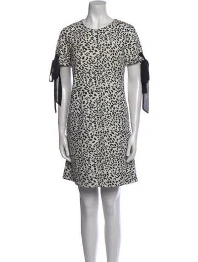 Pre-owned Hutch Animal Print Mini Dress W/ Tags In Multi