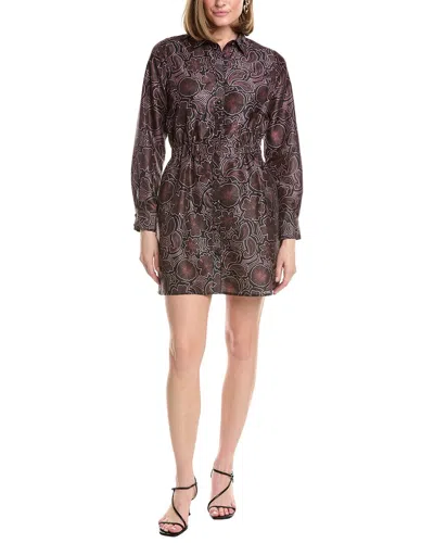 Hutch Anja Shirtdress In Brown