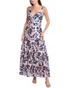 Hutch Plus Size Arden Long Dress In Multi