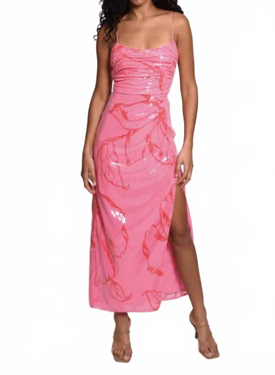 Hutch Ariel Shimmer Dreaa In Hot Pink Floral
