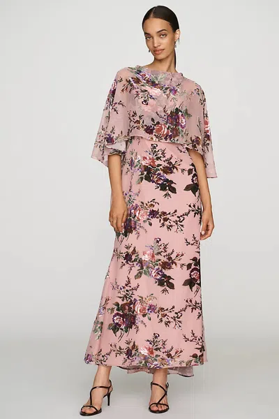 Hutch Avielle Cape Maxi Dress In Brown