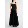 Hutch Aza A-line Halter Dress In Black