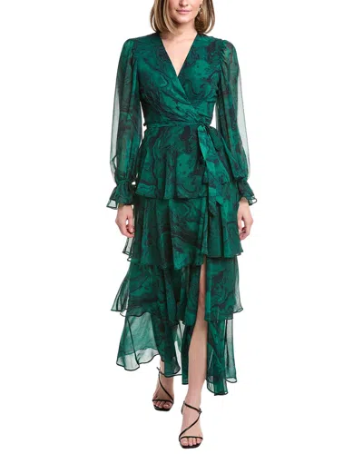 Hutch Bardot Dress In Green