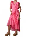 Hutch Beck Maxi Dress In Pink In Pink