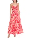 Hutch Bethy Maxi Dress In Pink