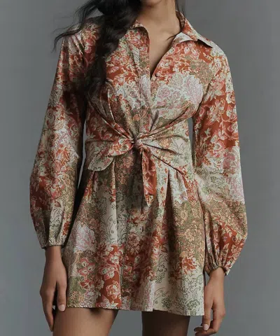 Hutch Betty Dress In Copper Ornate Bohemian