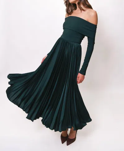 Hutch Blythe Dress In Forest In Green