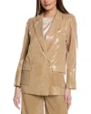 Hutch Bolton Blazer In Beige