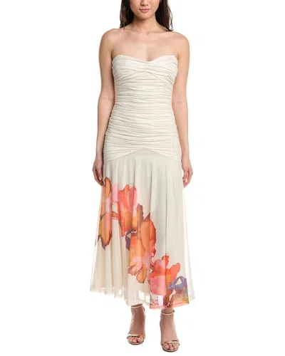 Hutch Bonnie Midi Dress In White