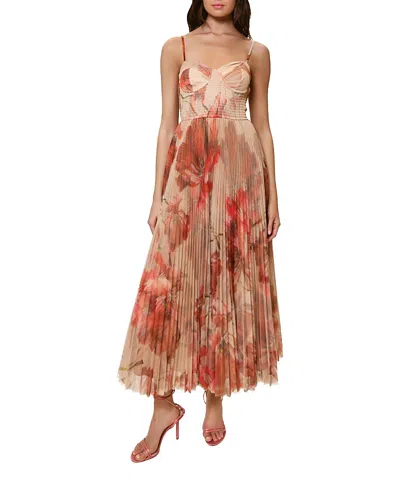 HUTCH BRIANNA PLEATED TULLE DRESS