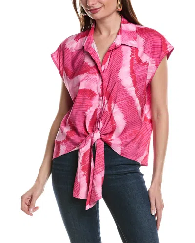 Hutch Brickell Top In Pink