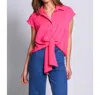 HUTCH BRICKELL TOP IN HOT PINK