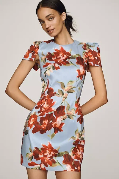 Hutch Bryce Mini Dress In Blue