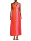 Hutch Calypso Gown In Warm Multi In Multi