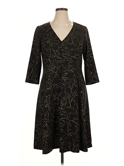 Pre-owned Hutch Casual Dress In Black