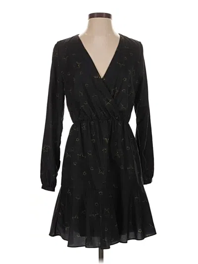 Pre-owned Hutch Casual Dress In Black