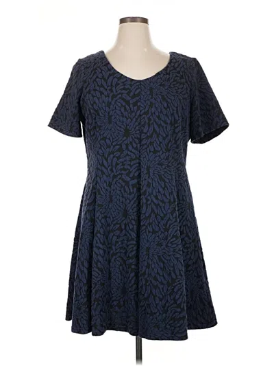 Pre-owned Hutch Casual Dress In Blue
