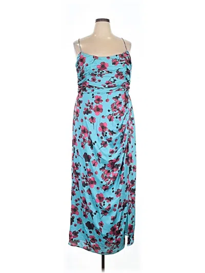 Pre-owned Hutch Casual Dress In Blue