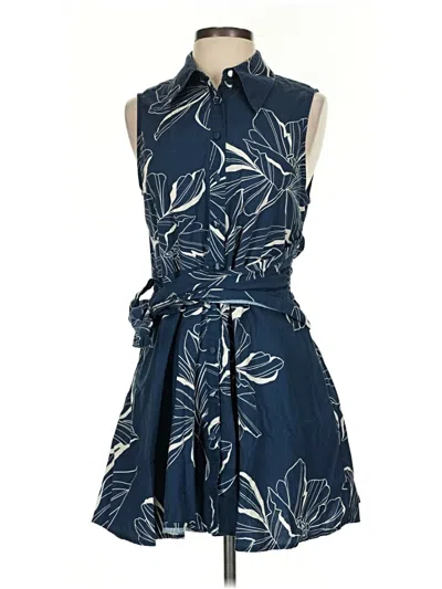 Pre-owned Hutch Casual Dress In Blue