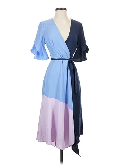Pre-owned Hutch Casual Dress In Blue