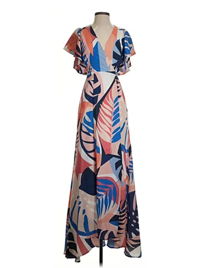 Pre-owned Hutch Casual Dress In Blue