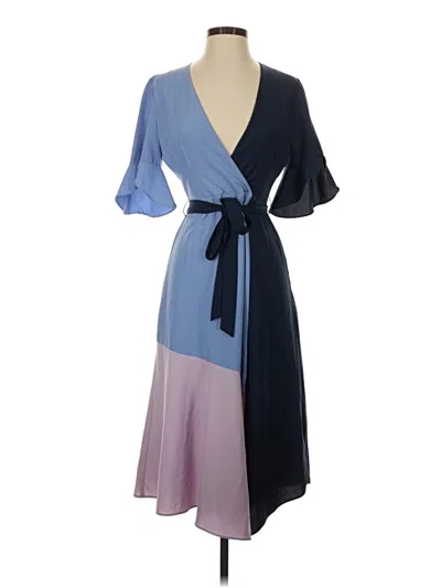 Pre-owned Hutch Casual Dress In Blue