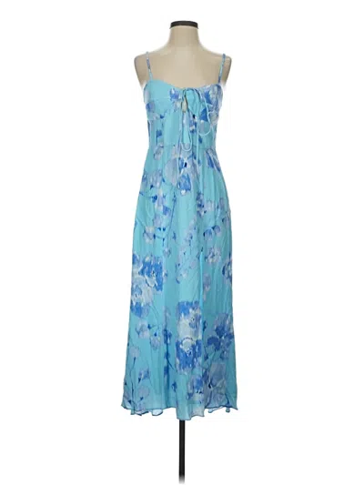 Pre-owned Hutch Casual Dress In Blue
