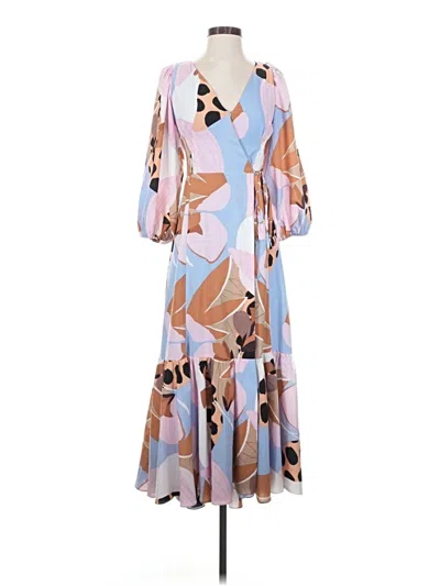 Pre-owned Hutch Casual Dress In Blue