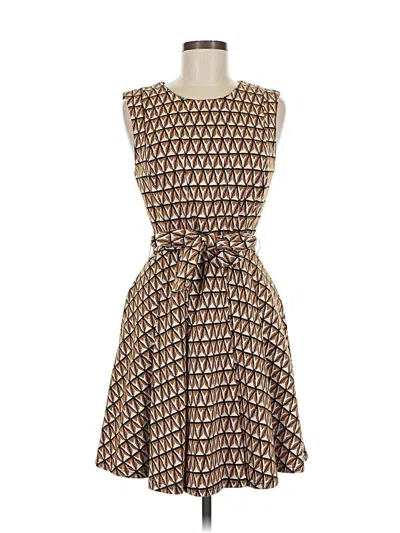 Pre-owned Hutch Casual Dress In Brown