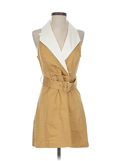Pre-owned Hutch Casual Dress In Brown