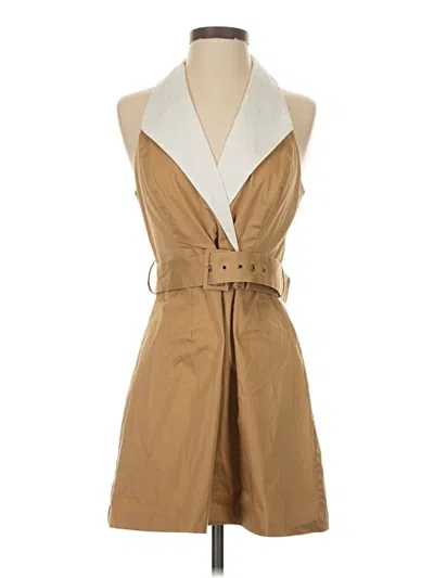 Pre-owned Hutch Casual Dress In Brown