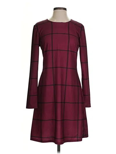 Pre-owned Hutch Casual Dress In Burgundy