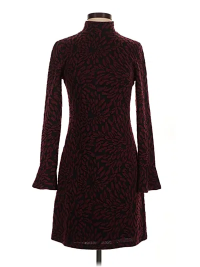 Pre-owned Hutch Casual Dress In Burgundy