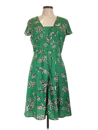 Pre-owned Hutch Casual Dress In Green