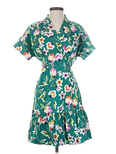 Pre-owned Hutch Casual Dress In Green