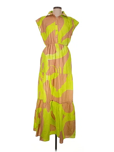 Pre-owned Hutch Casual Dress In Green