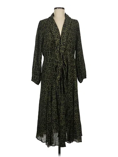 Pre-owned Hutch Casual Dress In Green