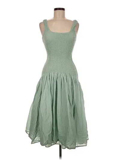 Pre-owned Hutch Casual Dress In Green